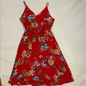 Floral Midi Dress - Large